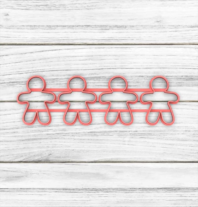 Regla Muñecos de Jengibre Navidad
